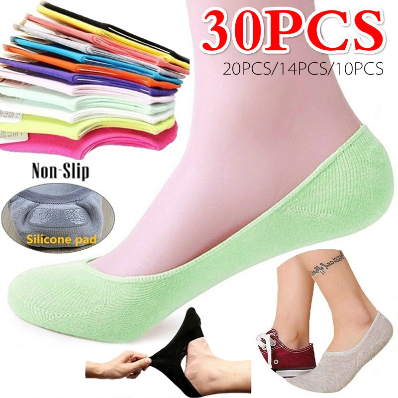 5 Pairs 10PCS Women Socks Nons - Invisibility Sock Loafer のレビューと価格