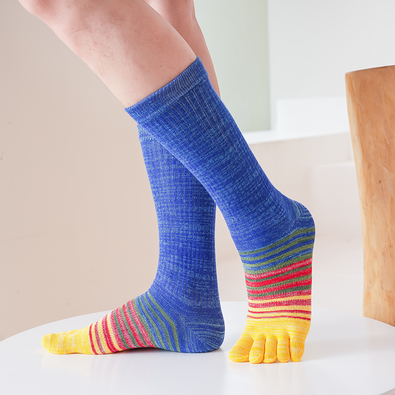 5 Pairs Autumn Winter Thickene - Toe Sock Split のレビューと価格