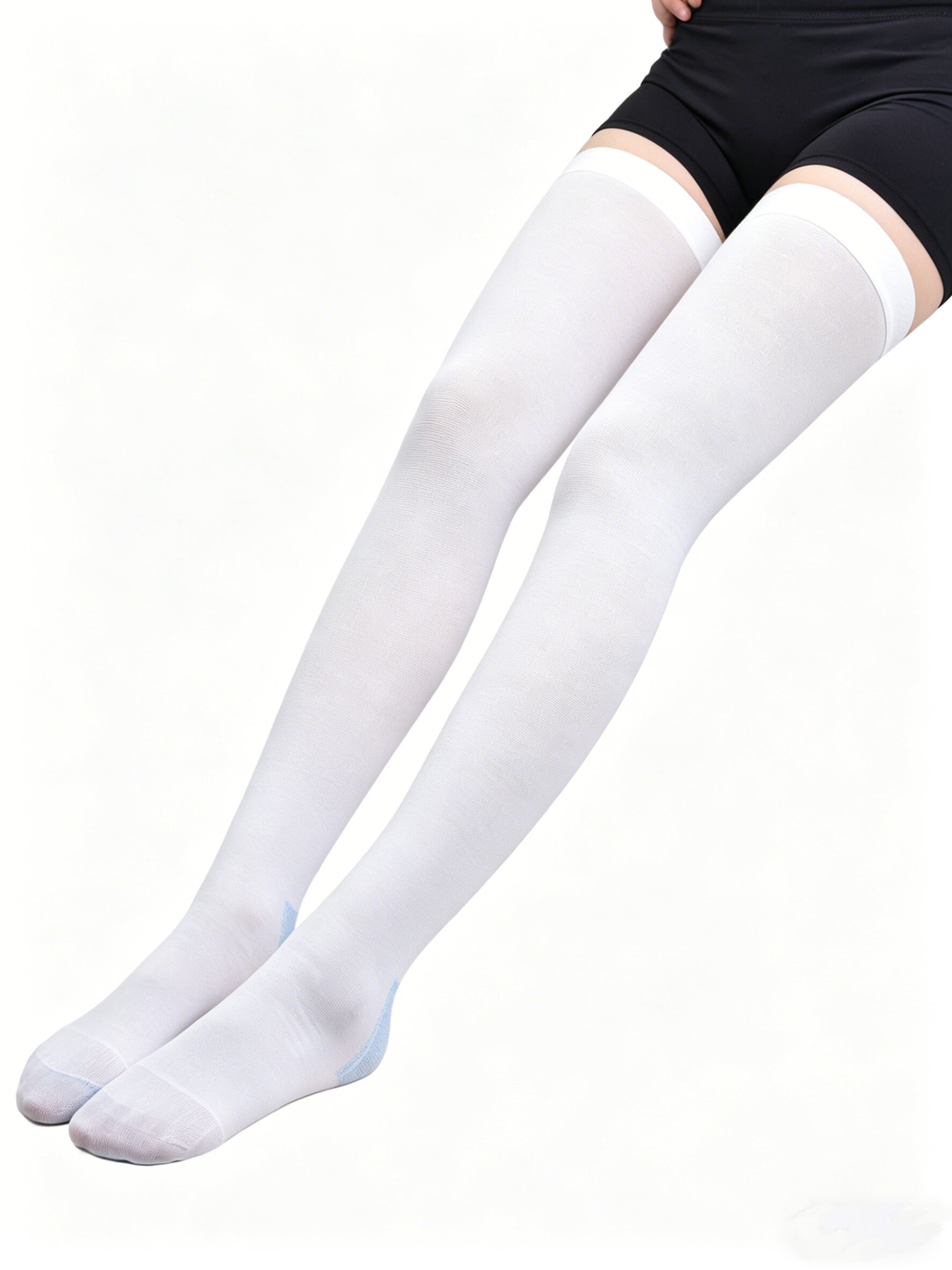 Blue White Graduated Compressi - Compression Sock Medical のレビューと価格