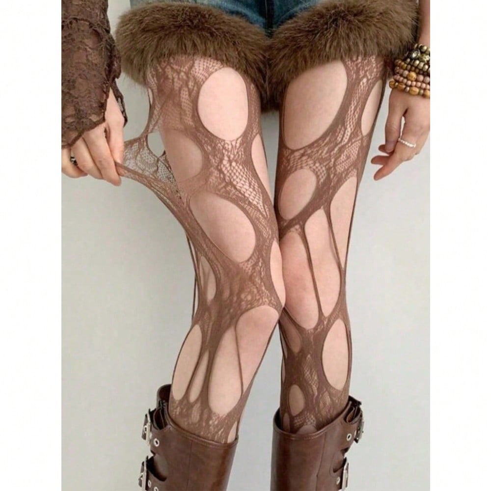 Women's Solid Color Cut Out Sh - Tights Pantyhose Sheer のレビューと価格