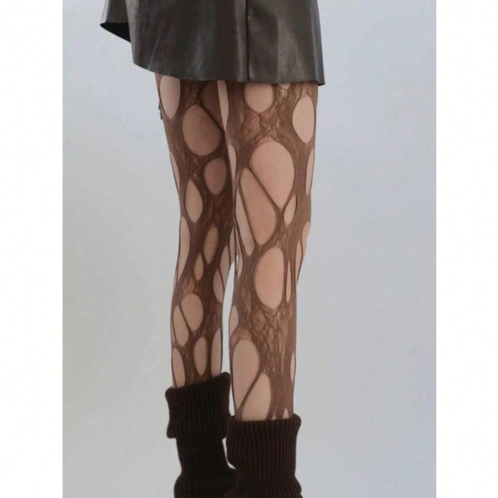 Women's Solid Color Cut Out Sh - Tights Pantyhose Sheer のレビューと価格