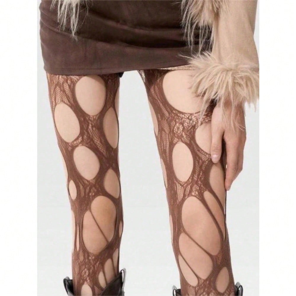 Women's Solid Color Cut Out Sh - Tights Pantyhose Sheer のレビューと価格