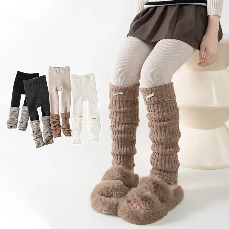Kids Thermal Thickened Legging - Boot Sock Slouchy のレビューと価格