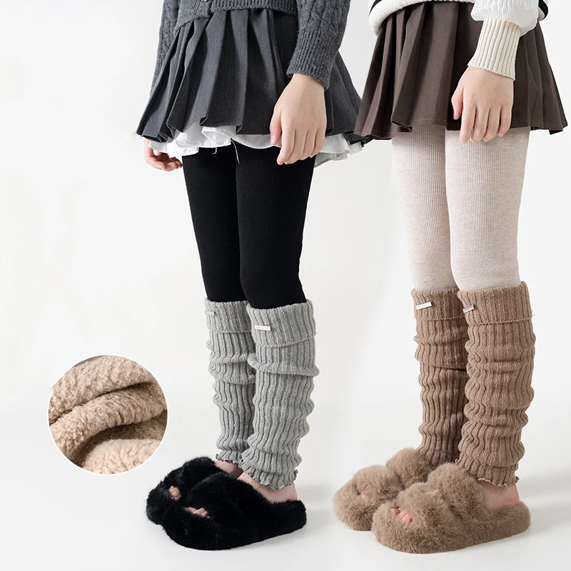 Kids Thermal Thickened Legging - Boot Sock Slouchy のレビューと価格