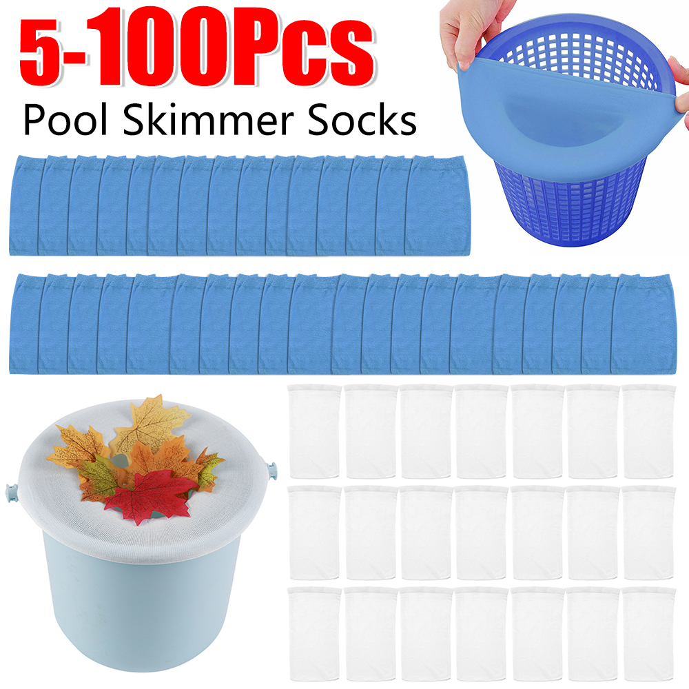 100-5PCS Pool Skimmer Socks El - Sock Organizer Tray のレビューと価格