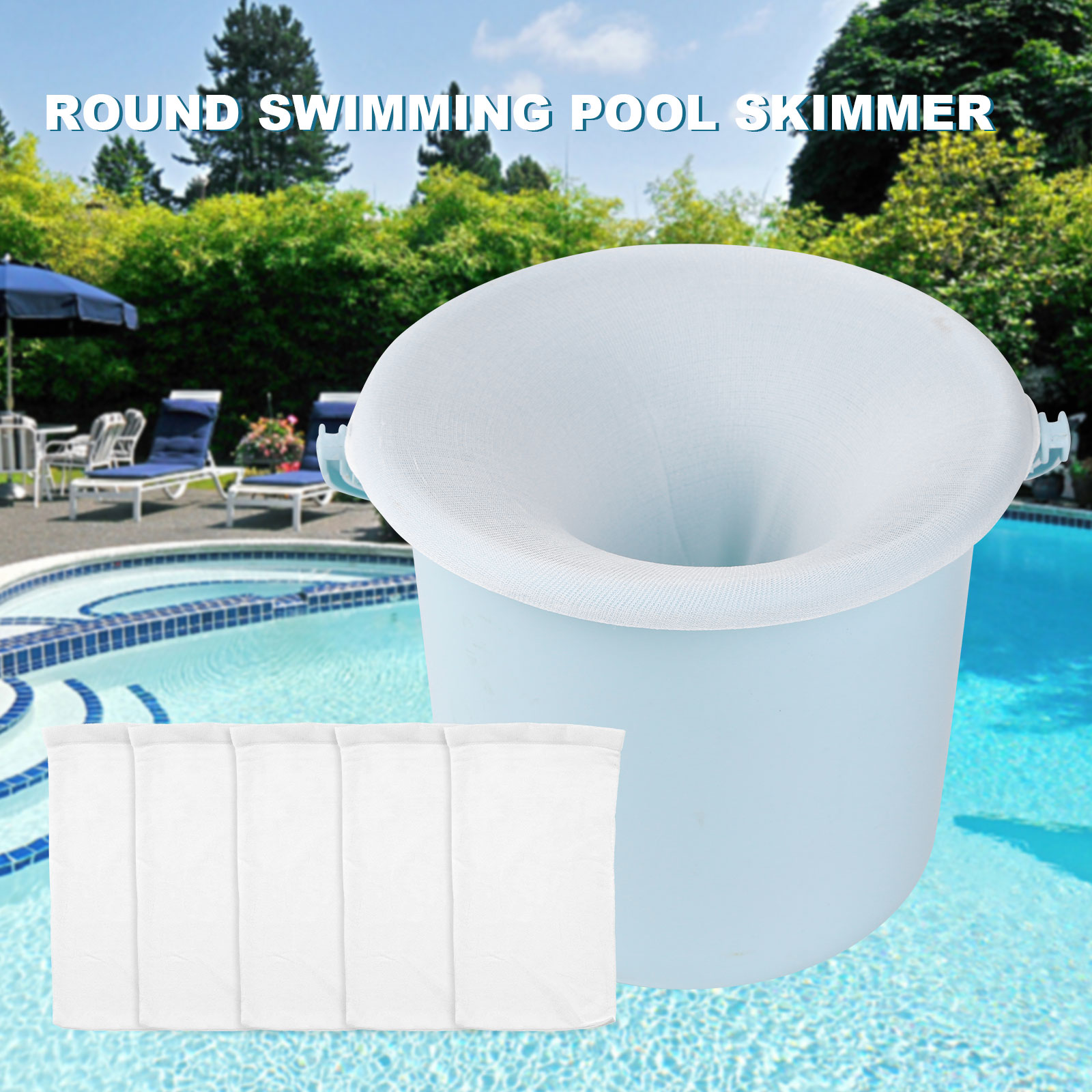 100-5PCS Pool Skimmer Socks El - Sock Organizer Tray のレビューと価格