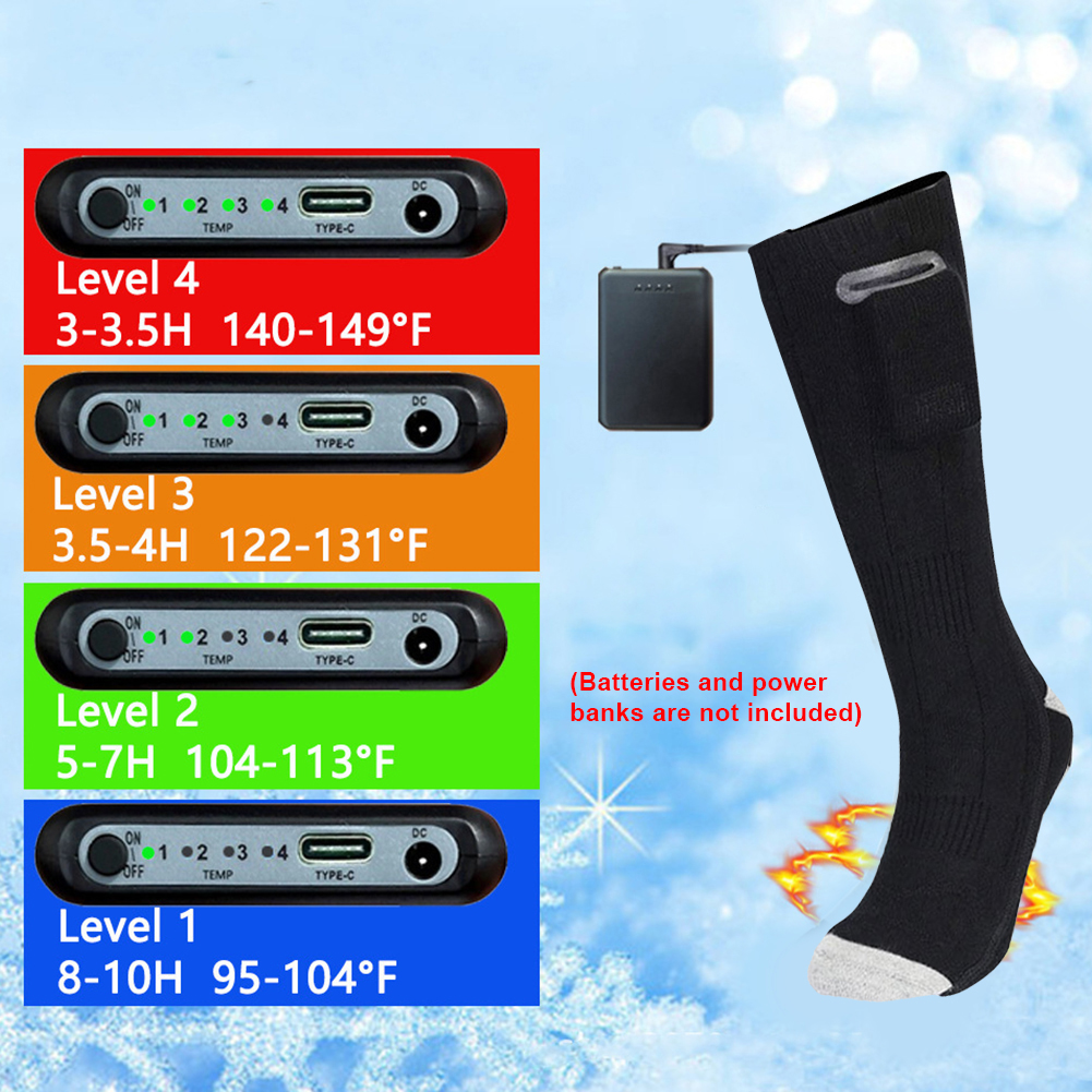 Heat Battery Electric Heated S - Thermal Sock Winter のレビューと価格