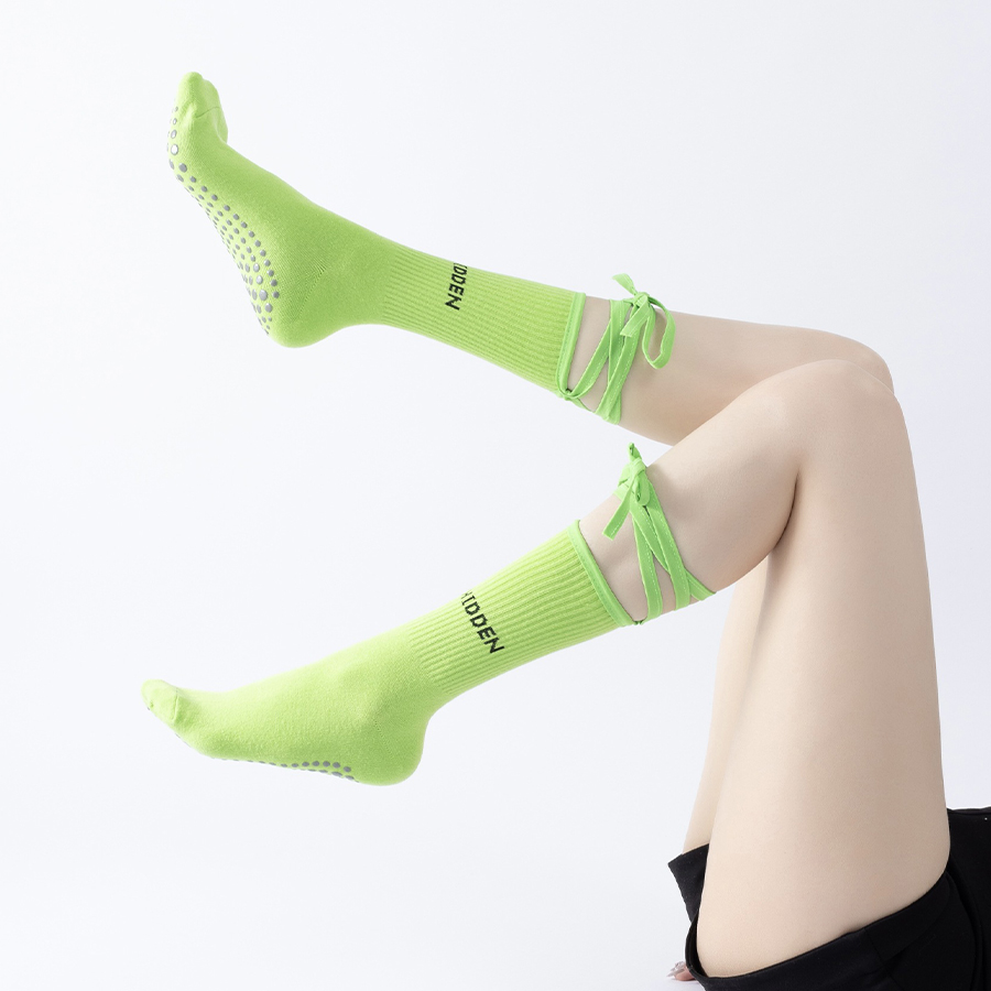 Women Bandage Yoga Socks Cotto - Grip Sock Yoga のレビューと価格