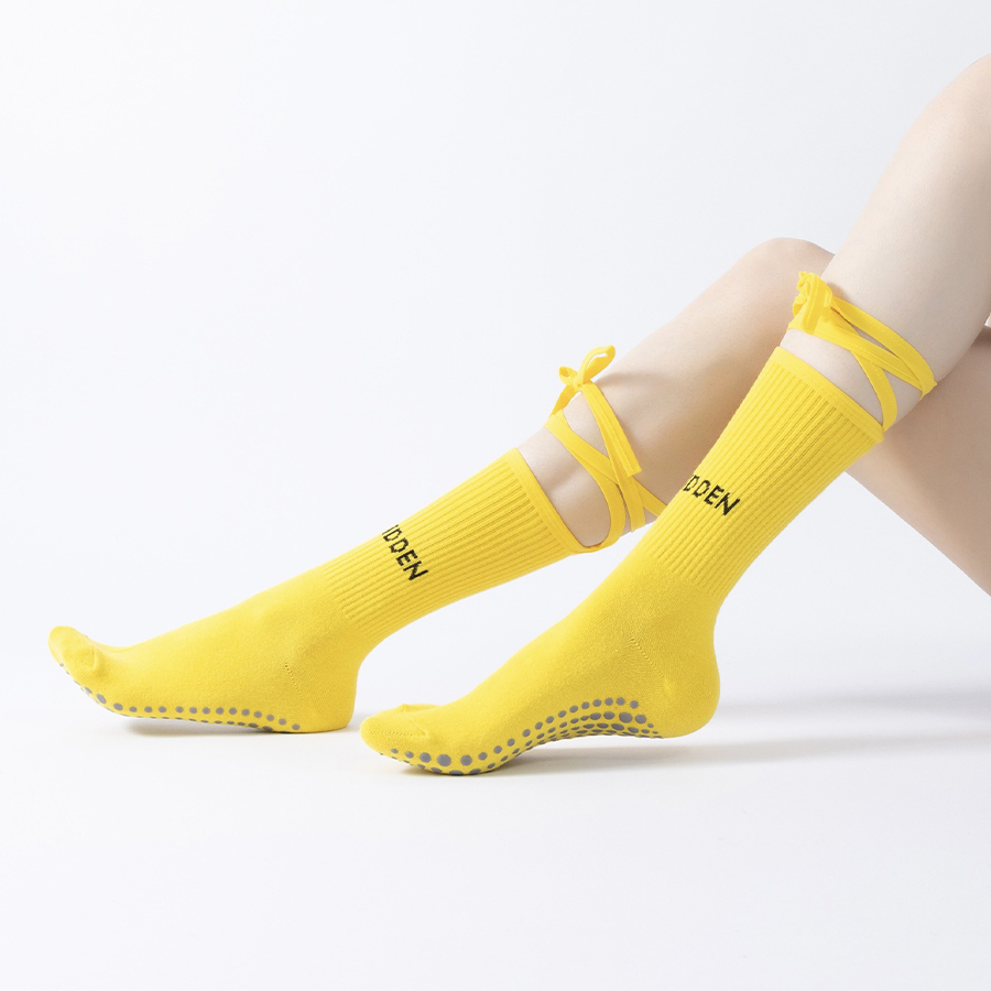Women Bandage Yoga Socks Cotto - Grip Sock Yoga のレビューと価格