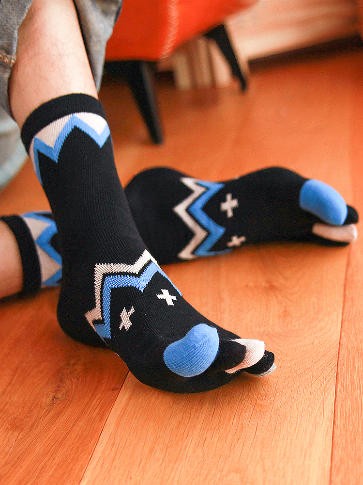 5 Pairs Four-season Pure Cotto - Toe Sock Split のレビューと価格