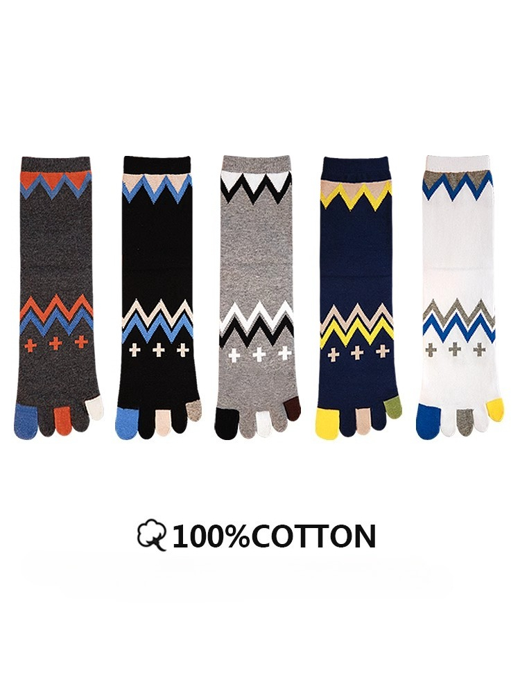 5 Pairs Four-season Pure Cotto - Toe Sock Split のレビューと価格