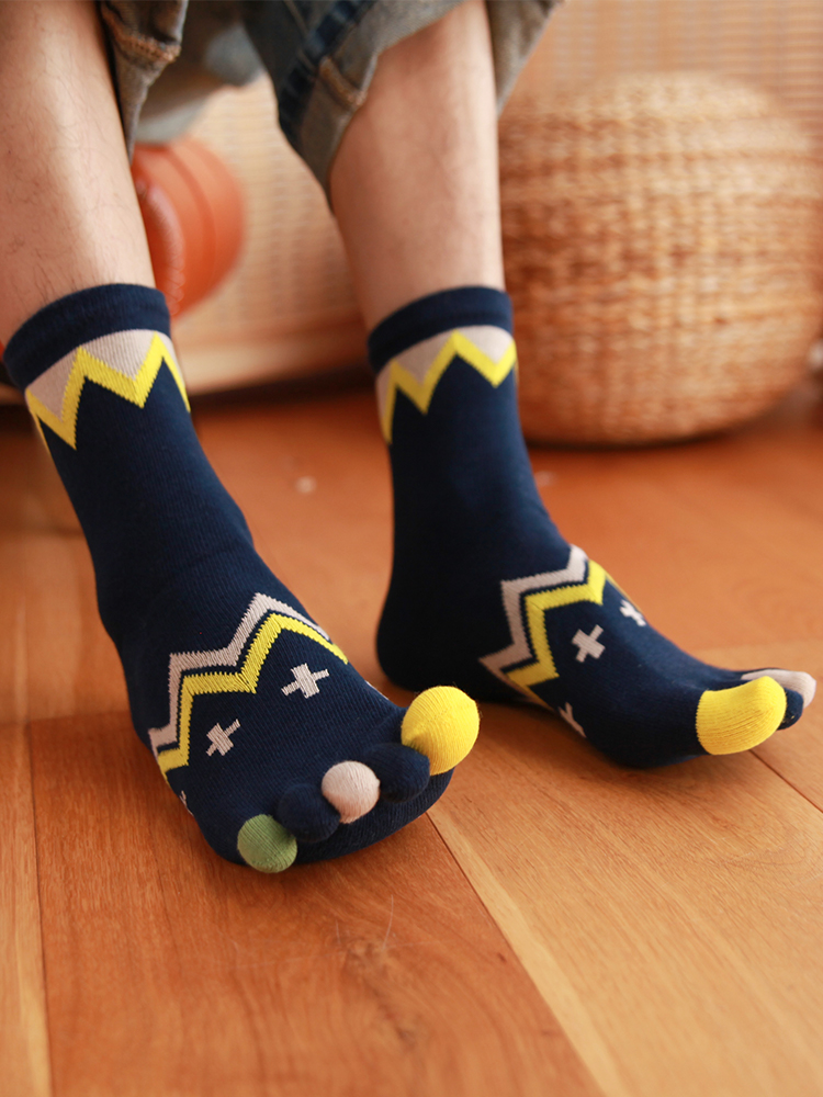 5 Pairs Four-season Pure Cotto - Toe Sock Split のレビューと価格