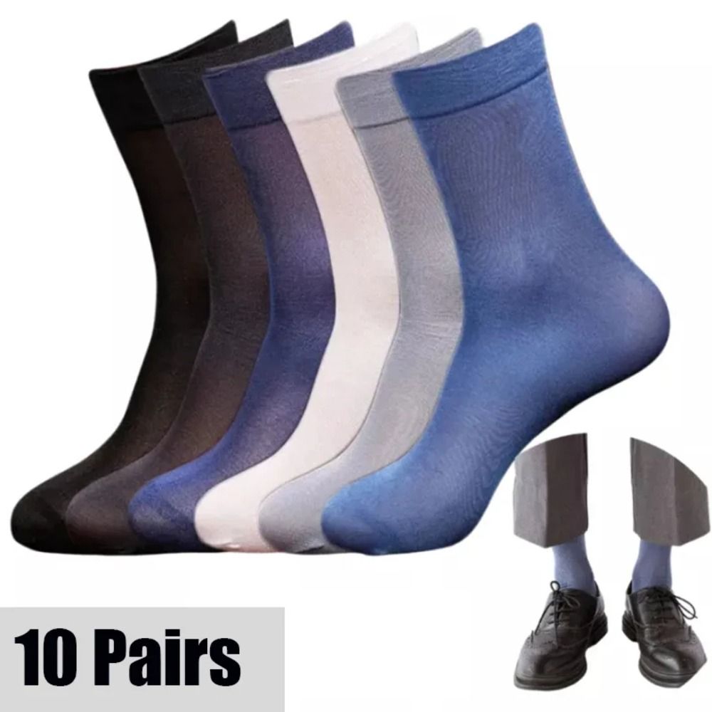 10pairs Fashion Breathable Men - Silk Sock Bamboo のレビューと価格