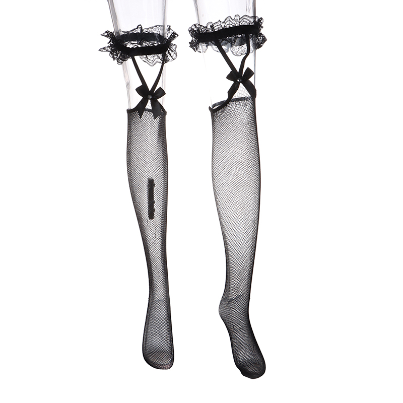 1Pair Sexy Mesh Fishnet Thigh  - Fishnet Stocking Women のレビューと価格
