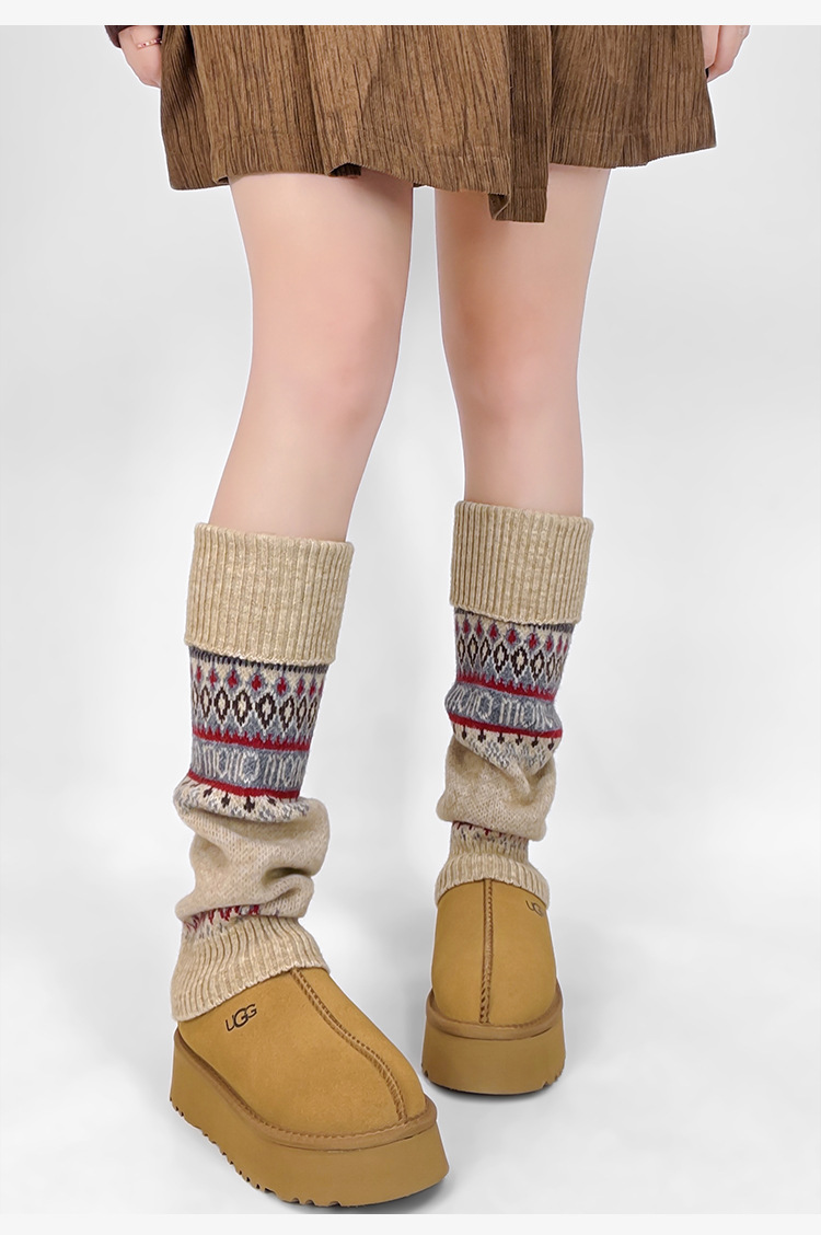 New Women's Knitted Leg Warmer - Boot Sock Slouchy のレビューと価格