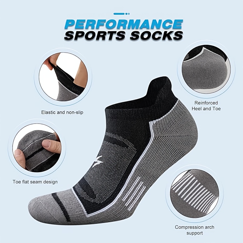 6 Pack Men's Athletic Socks Th - Athletic Sock Cushion のレビューと価格