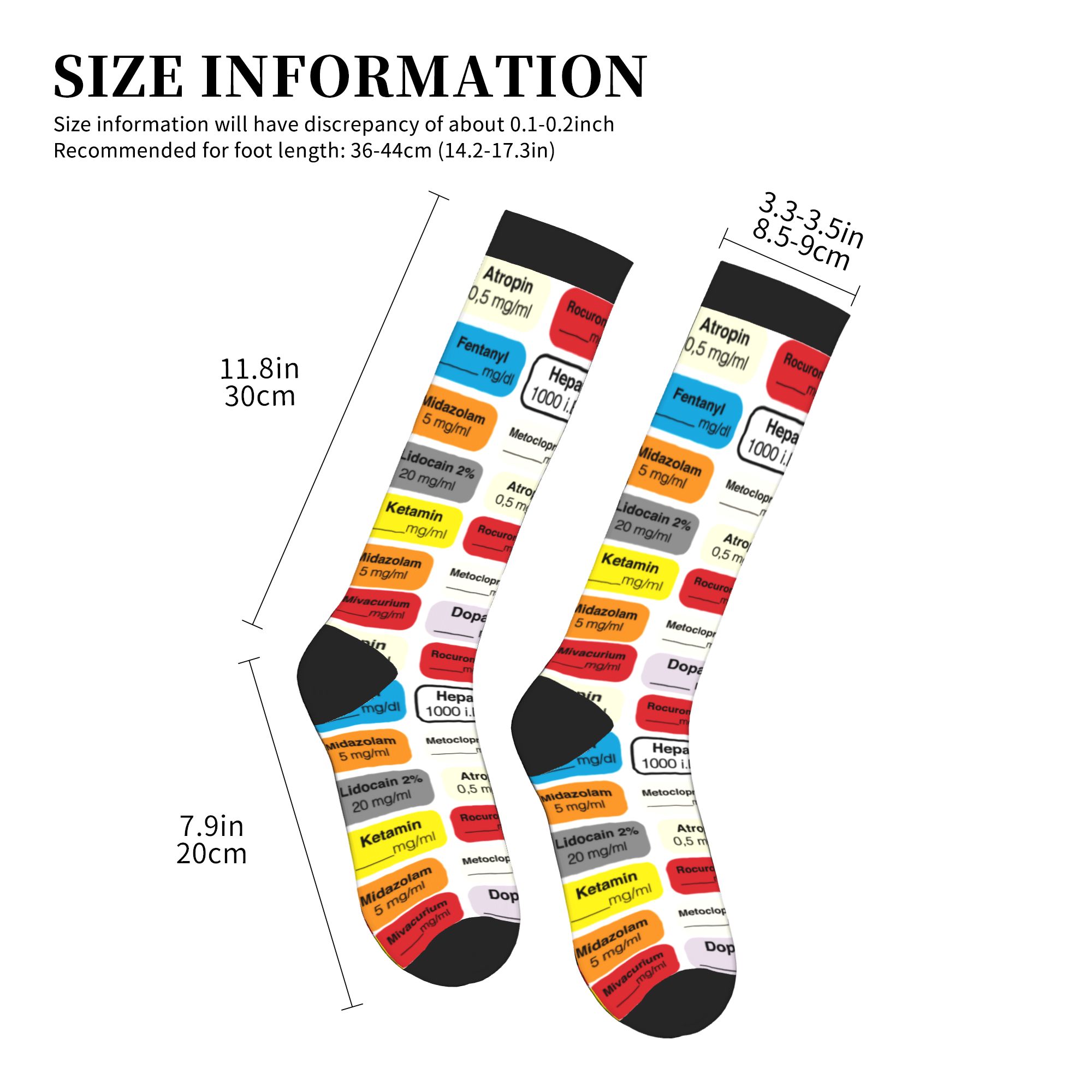 Anesthesia Medication Labels M - Compression Sock Medical のレビューと価格