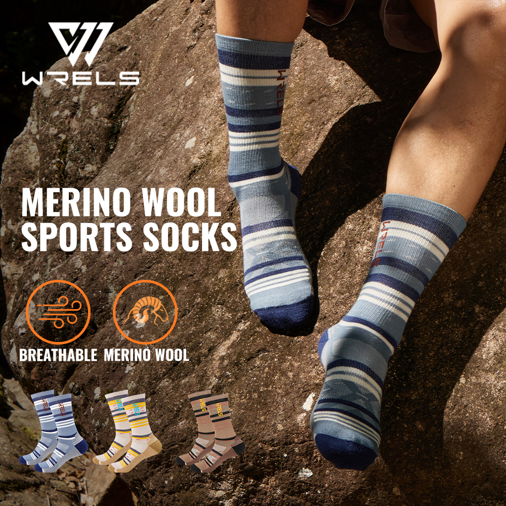 WRELS 1/2/3pairs Merino Wool S - Wool Hiking Sock のレビューと価格
