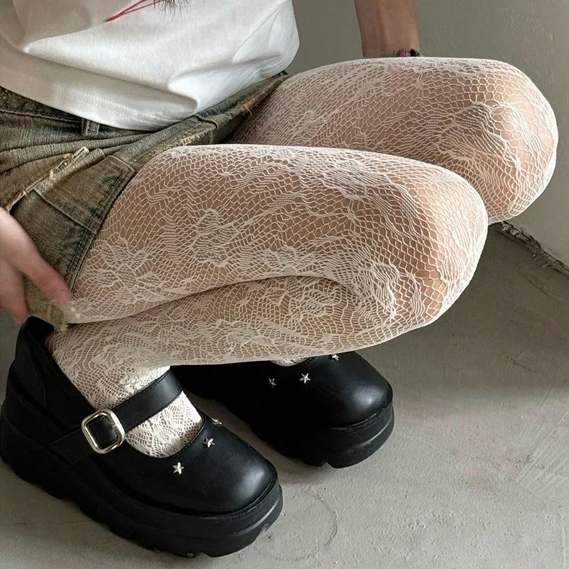 Gothic Fishnet Tights Women Sh - Tights Pantyhose Sheer のレビューと価格