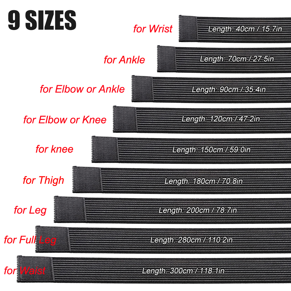 1PCS 40-300cm Compression Band - Compression Sleeve Calf のレビューと価格