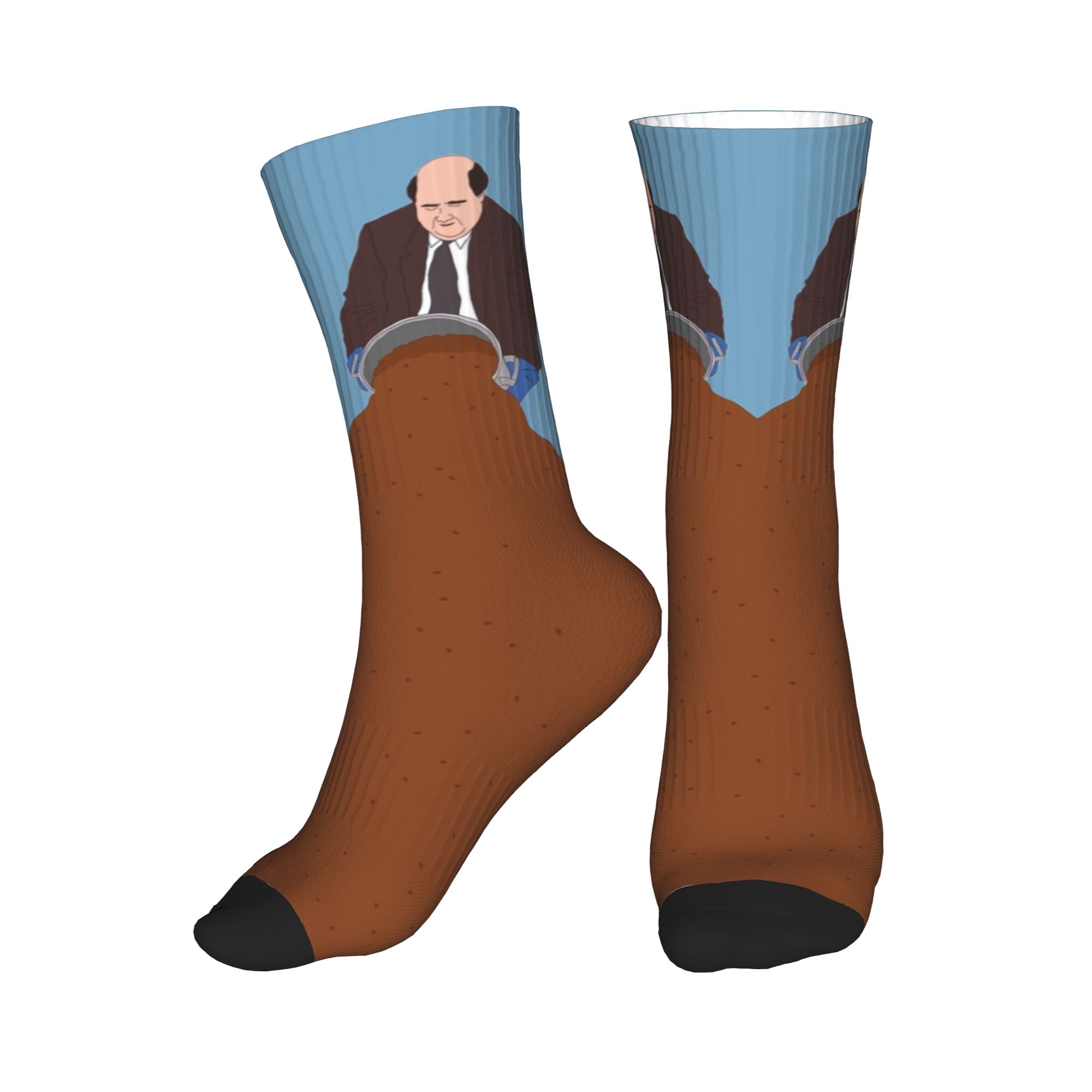 TV Show The Office Kevin's Fam - Dress Sock Men のレビューと価格