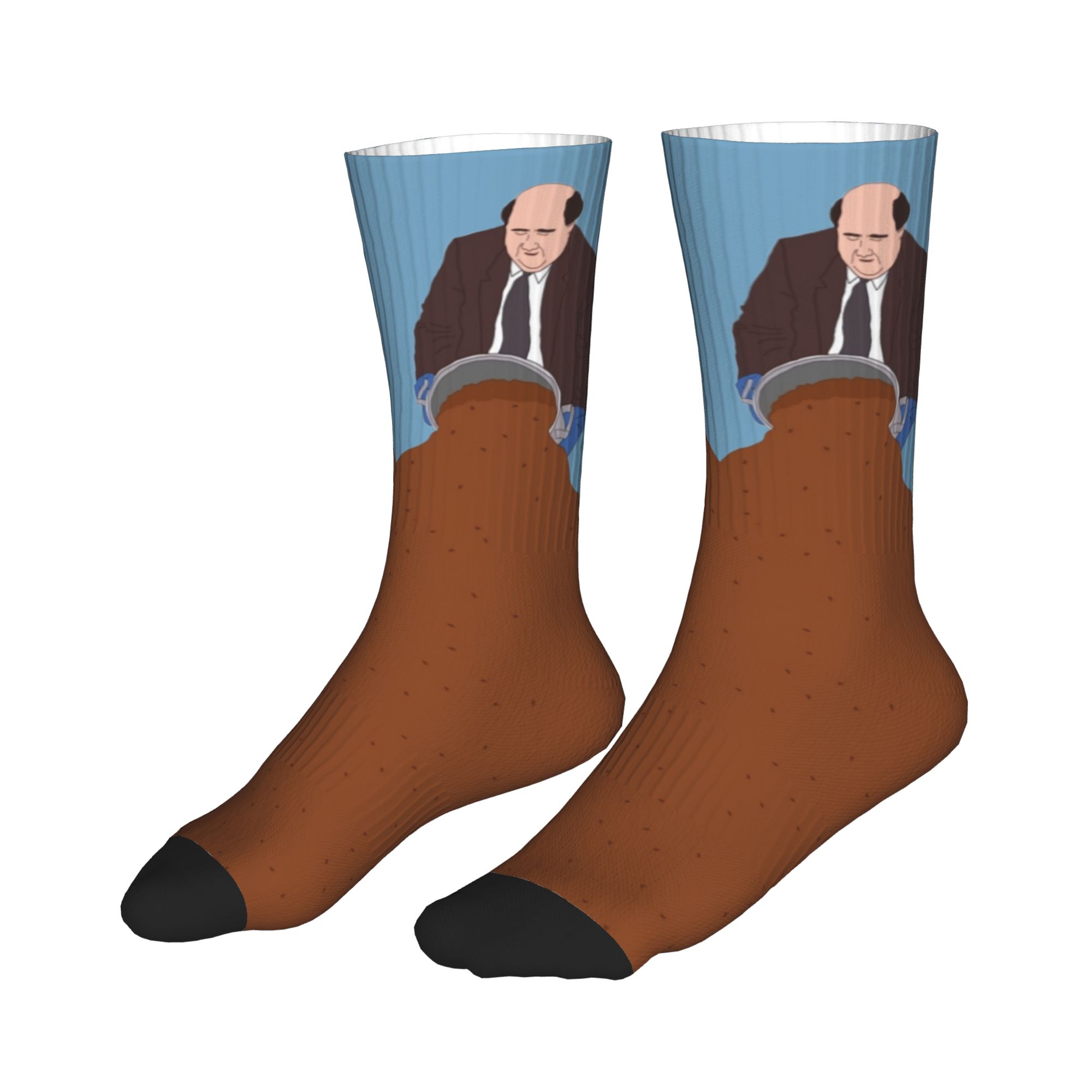TV Show The Office Kevin's Fam - Dress Sock Men のレビューと価格