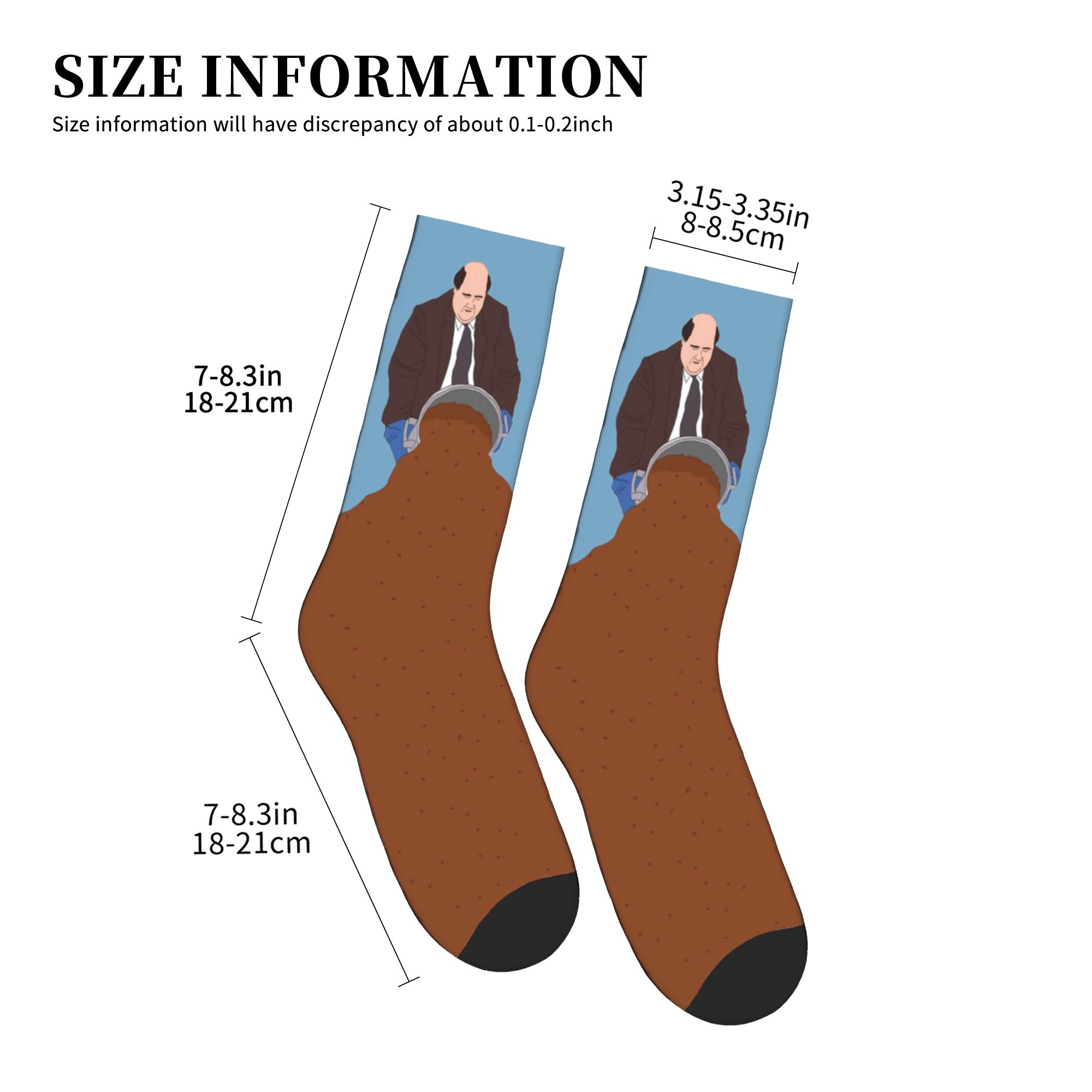 TV Show The Office Kevin's Fam - Dress Sock Men のレビューと価格