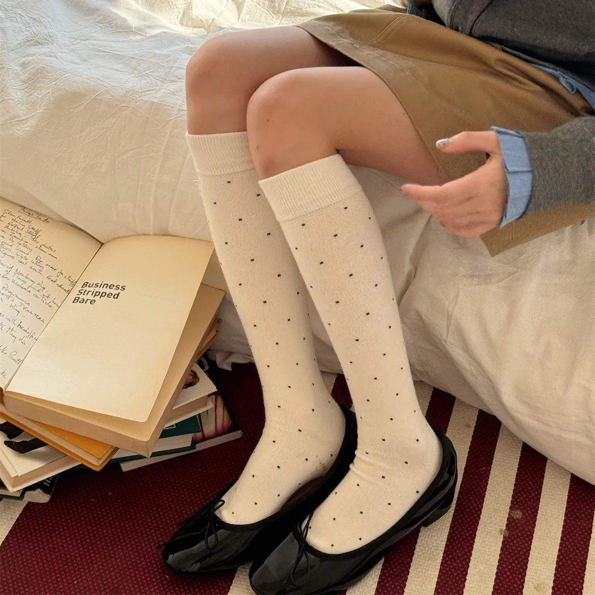 SP&CITY Winter Sweet Polka Dot - Silk Sock Bamboo のレビューと価格