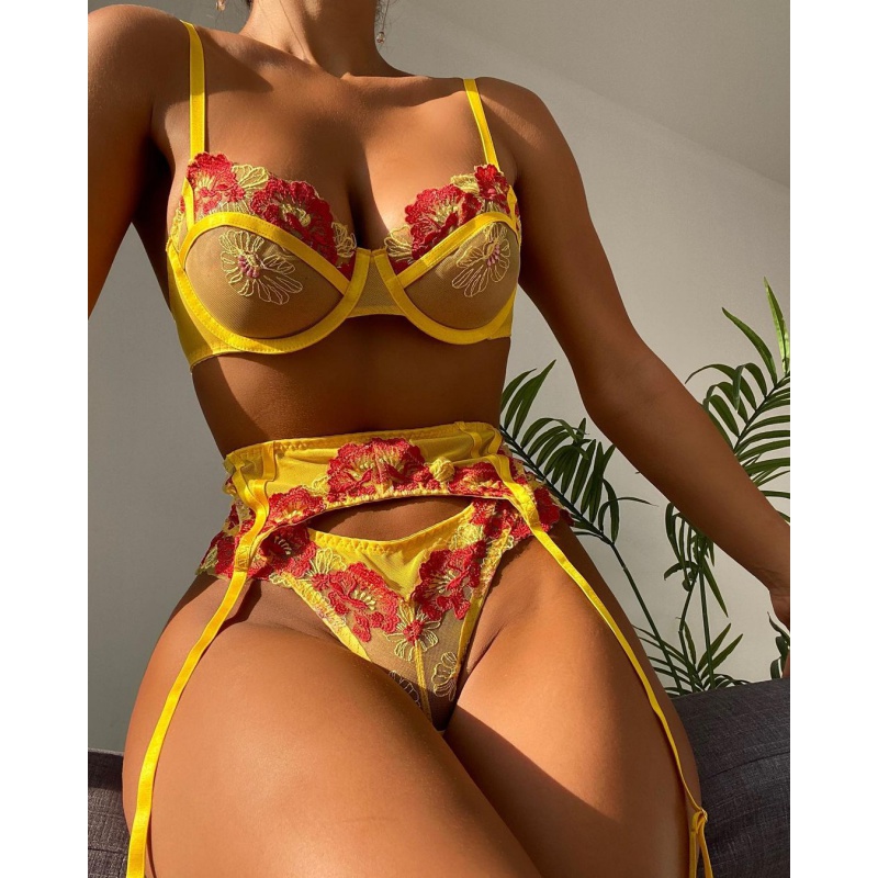 Bikini Fashion Lace Embroidery - Silk Sock Bamboo のレビューと価格