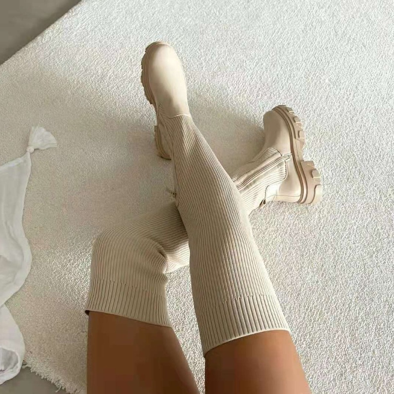 2025 Winter Shoes Women Socks  - Knee High Sock Women のレビューと価格