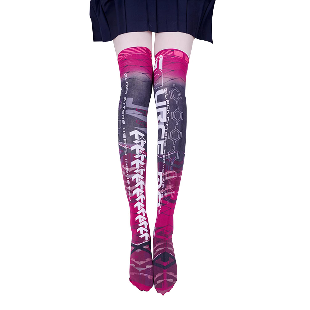 Anime Game Robot AI Mech Stock - Knee High Sock Women のレビューと価格