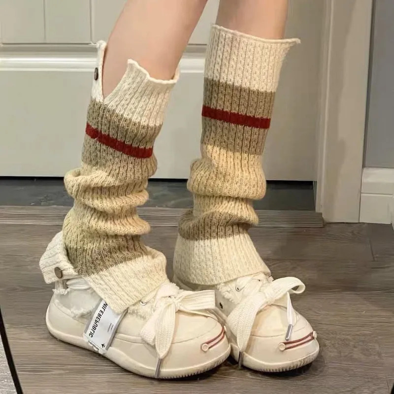 New ​Y2K Knitted Leg Warmers V - Boot Sock Slouchy のレビューと価格