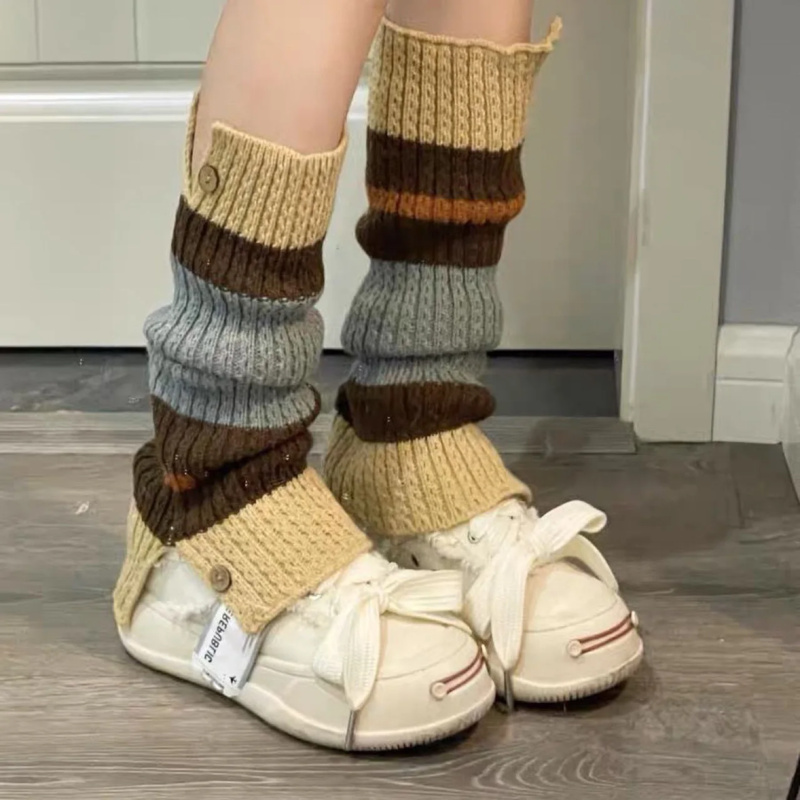 New ​Y2K Knitted Leg Warmers V - Boot Sock Slouchy のレビューと価格