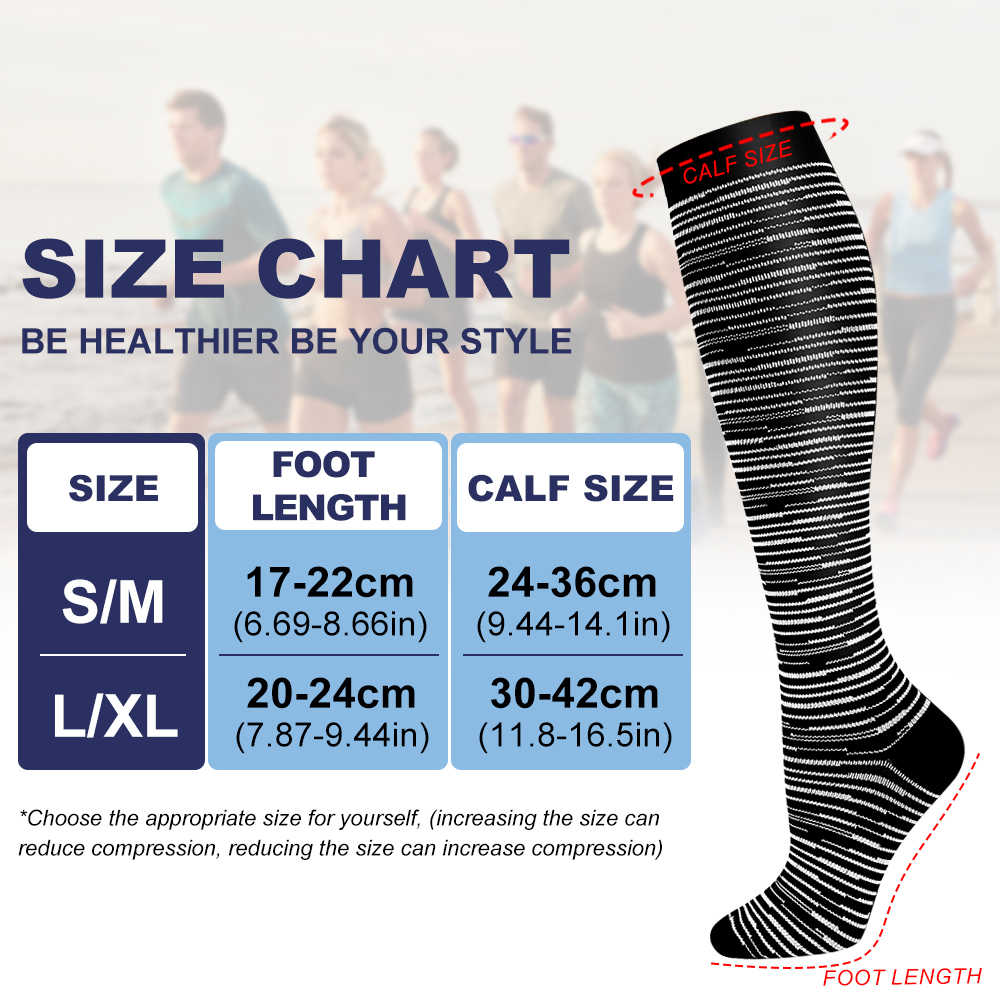 GOMOREON 6Pairs Compression So - Compression Sock Medical のレビューと価格