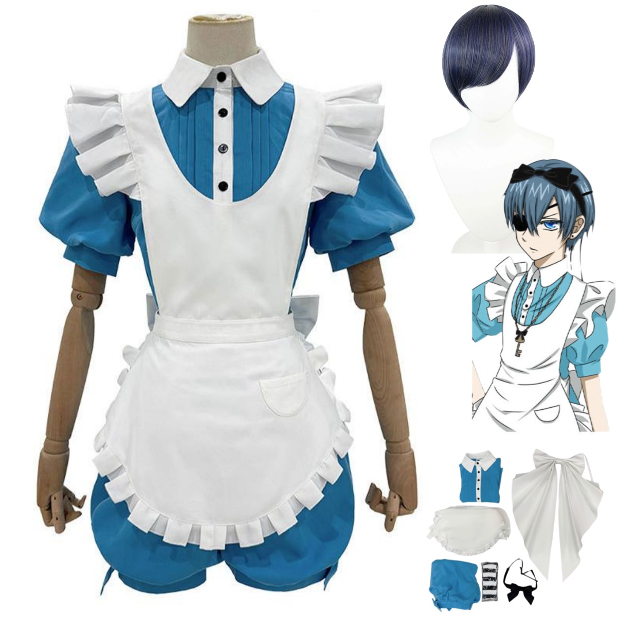 Anime Ciel Phantomhive Smile C - Dress Sock Men のレビューと価格