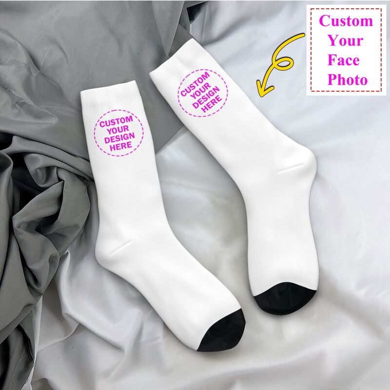 Personalize Custom Photo Logo  - Dress Sock Men のレビューと価格