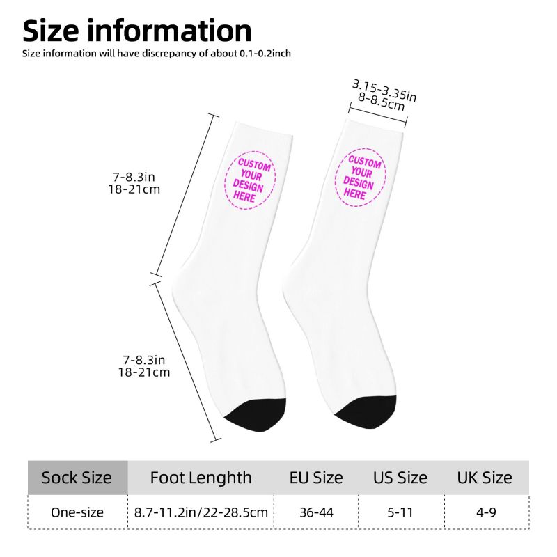 Personalize Custom Photo Logo  - Dress Sock Men のレビューと価格