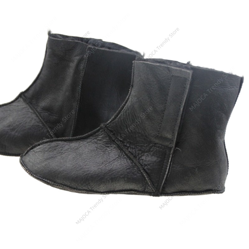 Genuine Sheepskin Leather Sock - Thermal Sock Winter のレビューと価格