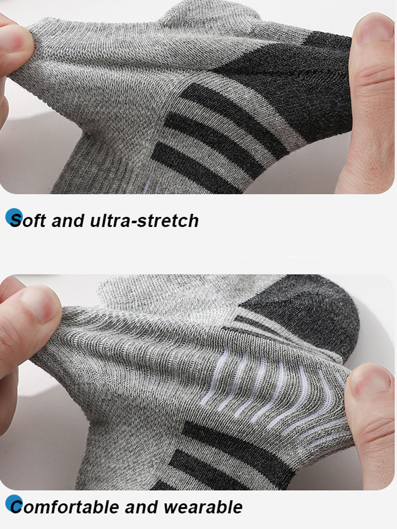 6/12 Pairs Low Cut Ankle Socks - Athletic Sock Cushion のレビューと価格