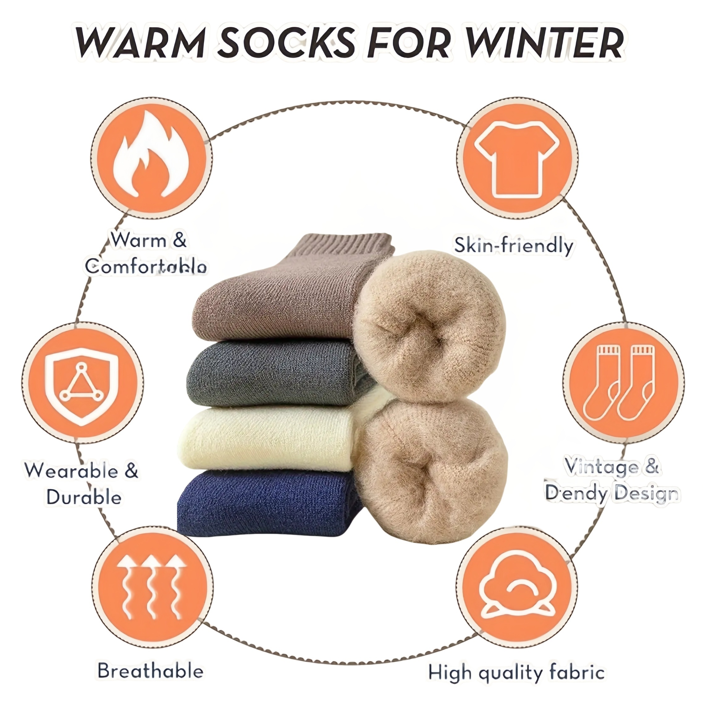 Three Pairs of Men'S Black Soc - Thermal Sock Winter のレビューと価格