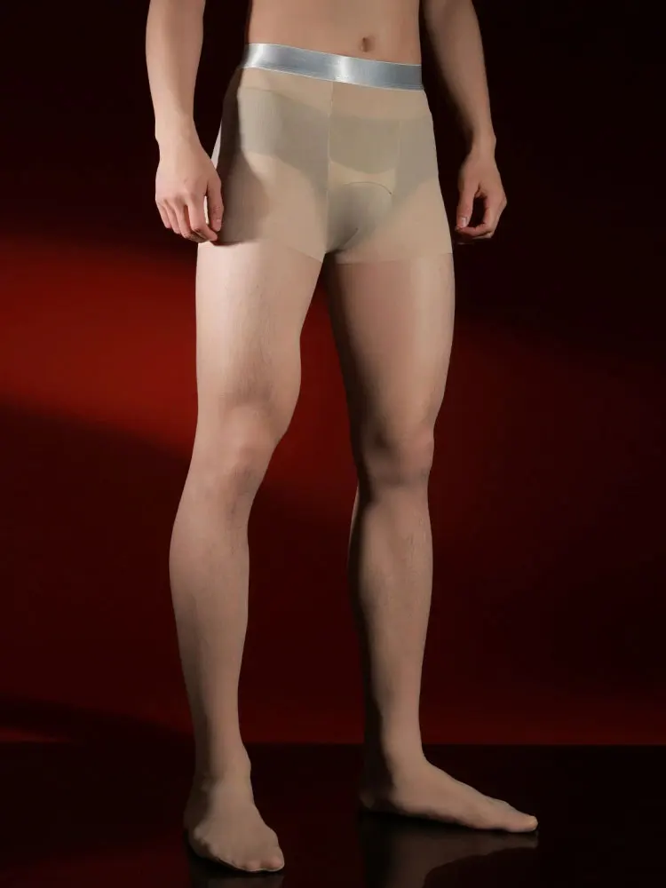 Sexy Men Traceless Silver Wais - Tights Pantyhose Sheer のレビューと価格