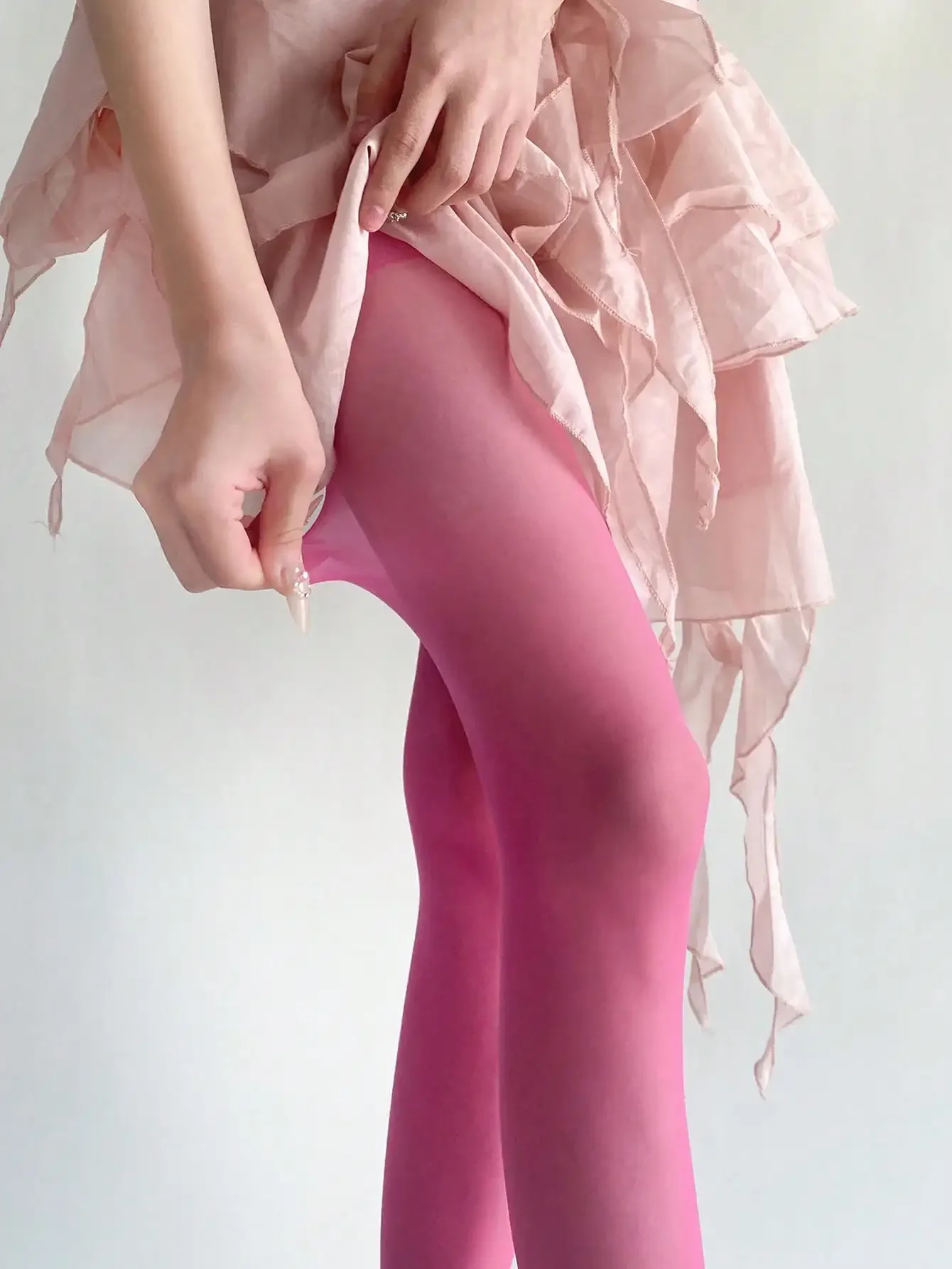 1 Pair Women's Shimmery Aurora - Tights Pantyhose Sheer のレビューと価格