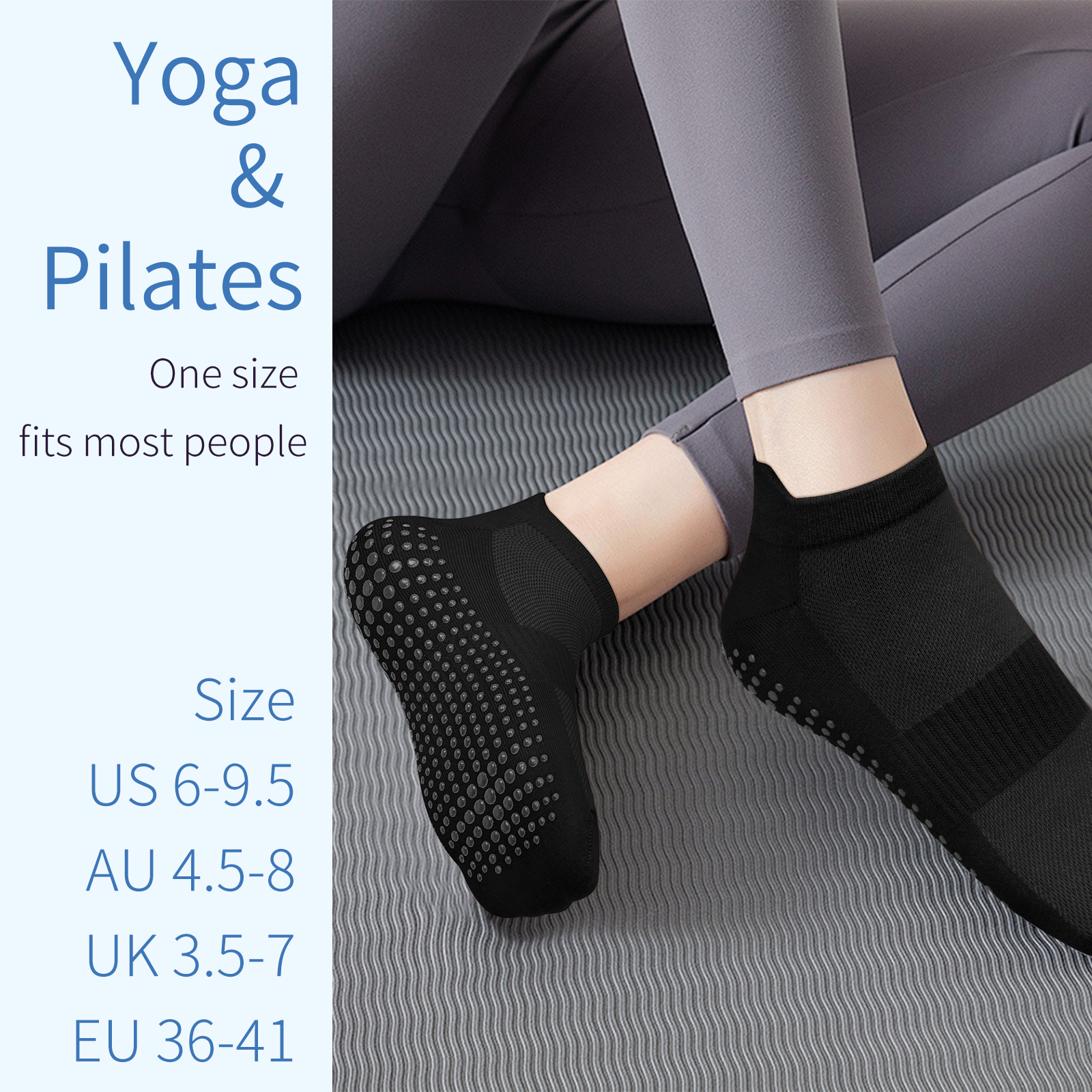 3 Pairs Yoga Socks Women Cotto - No Show Sock Women のレビューと価格