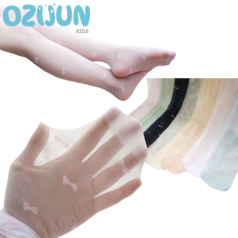 1 Pairs of Children Girl's Bow - Tights Pantyhose Sheer のレビューと価格