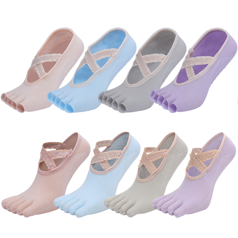 Five Finger Yoga Socks Lace Cr - Grip Sock Yoga のレビューと価格