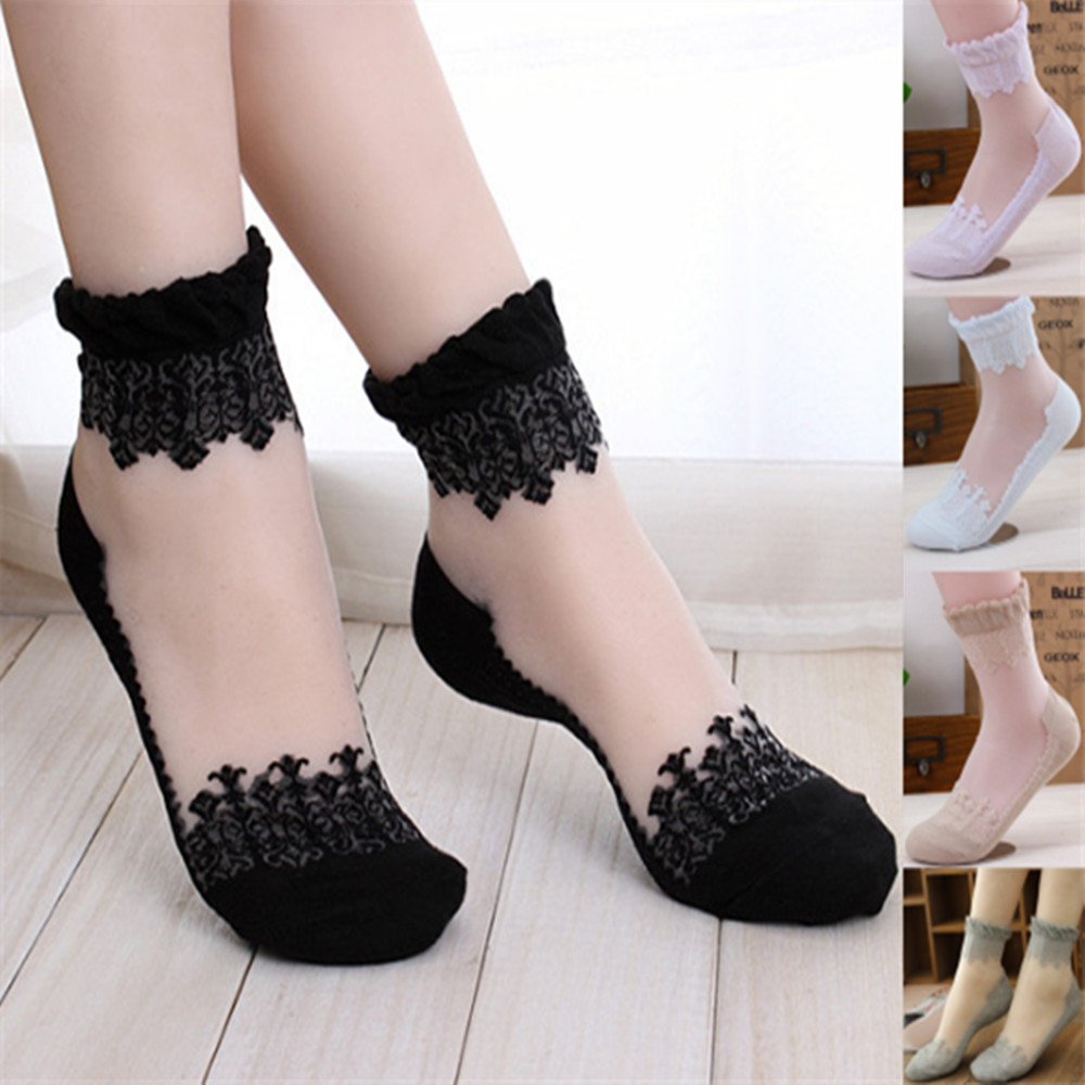 Woman Lace short sock thin soc - Invisibility Sock Loafer のレビューと価格