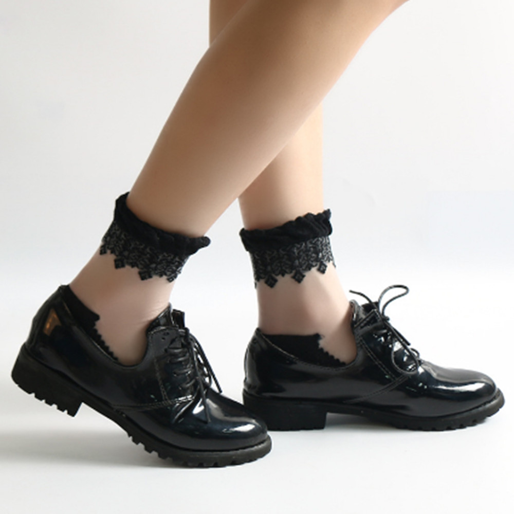 Woman Lace short sock thin soc - Invisibility Sock Loafer のレビューと価格