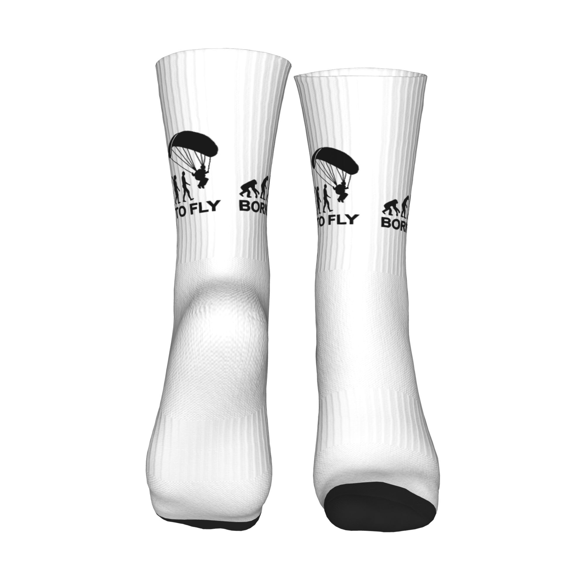 Funny Mens Evolution Skydiving - Dress Sock Men のレビューと価格
