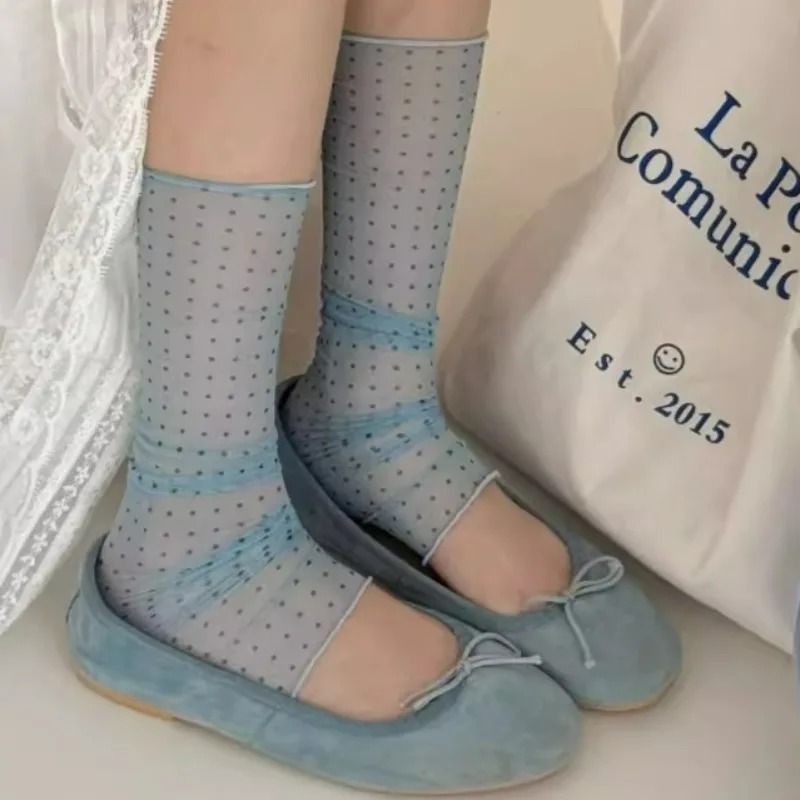 2026 Fashion Polka Dot Lace So - Silk Sock Bamboo のレビューと価格