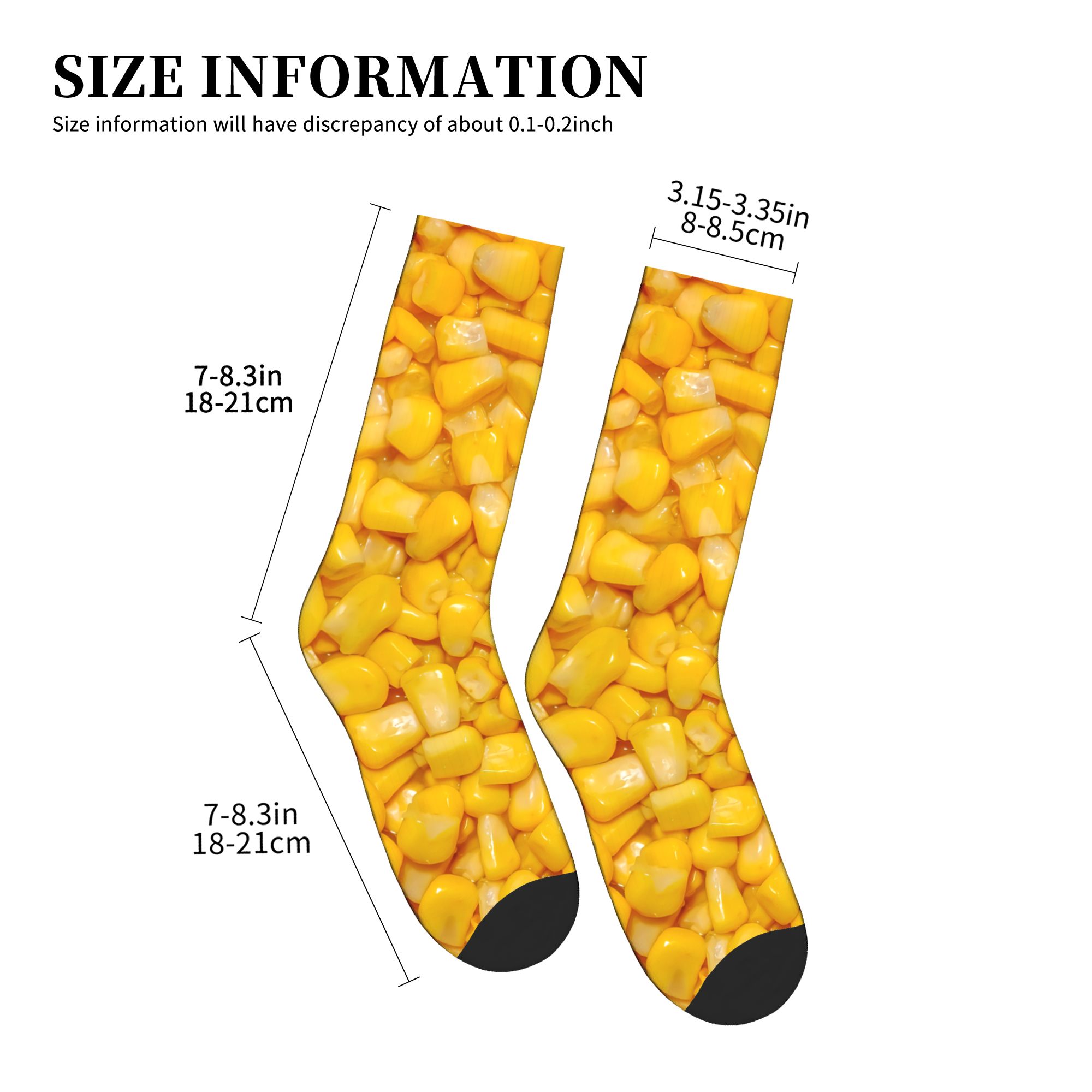 It's Corn Yellow Corn Kernels  - Dress Sock Men のレビューと価格